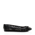 Jimmy Choo Lace Patent Leather Waltz Ballerina Flats - Size 9.5 / 39.5 (SHF-Kwe07p)