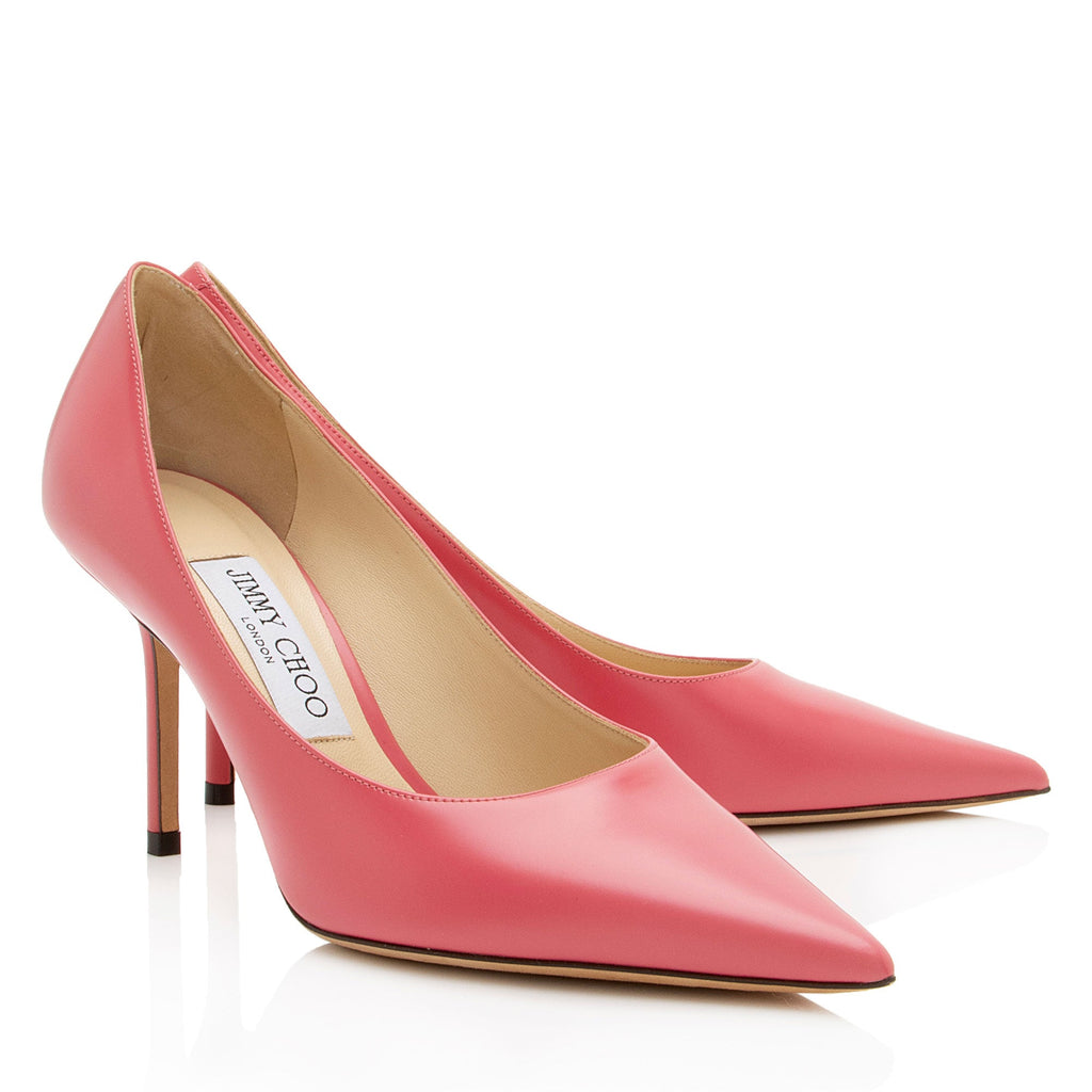 Jimmy Choo Leather Love 85 Pumps - Size 7 / 37