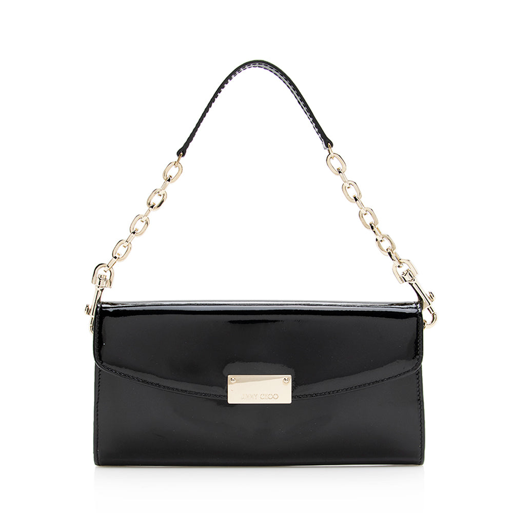 Jimmy Choo Patent Leather Clutch (SHF-19708)