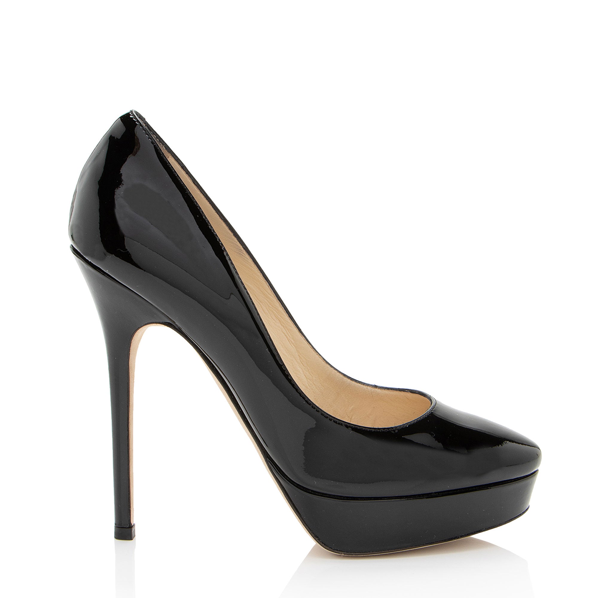 Jimmy Choo Patent Leather Cosmic Platform Pumps - Size 6.5 / 36.5