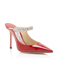 Jimmy Choo Patent Leather Crystal Bing Pumps - Size 6.5 / 36.5