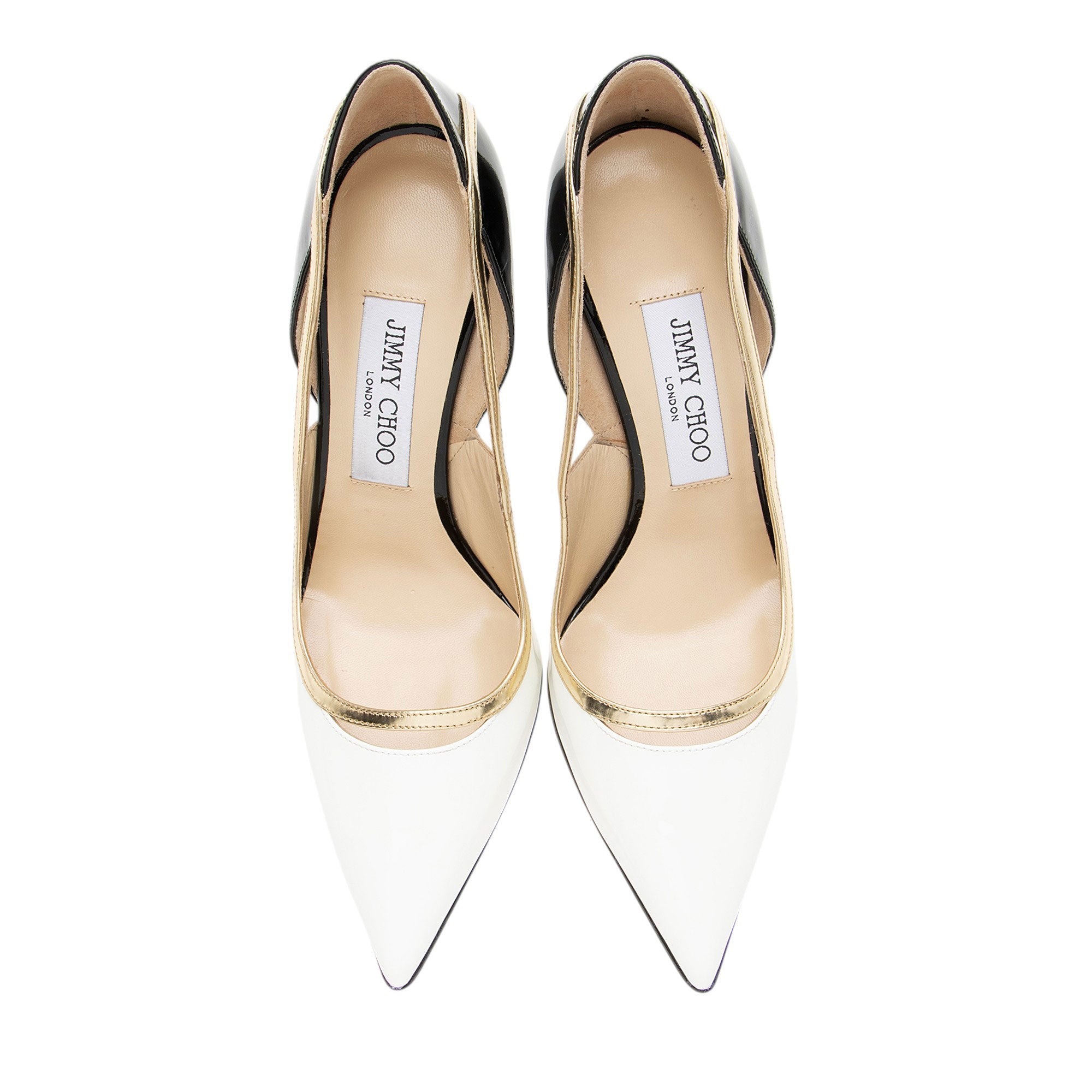 Jimmy Choo Patent Leather Multicolor Viper Pumps - Size 7 / 37