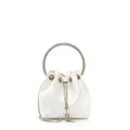 Jimmy Choo Satin Crystal Bon Bon Bucket Bag
