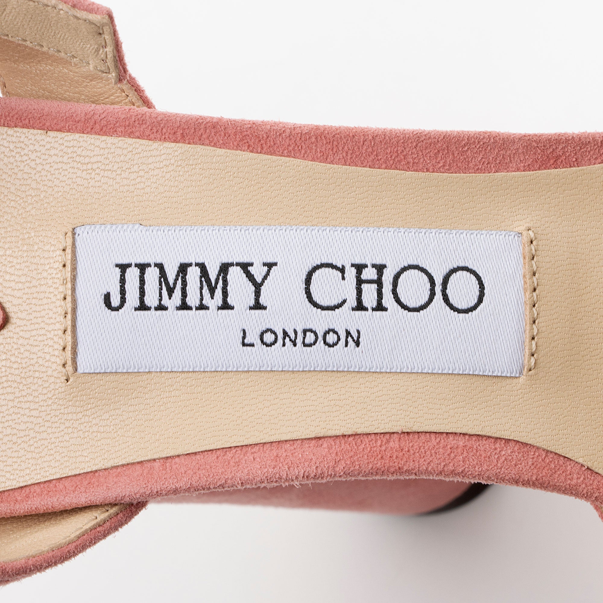 Jimmy Choo Suede Sue Platform Sandals - Size 8.5 / 38.5