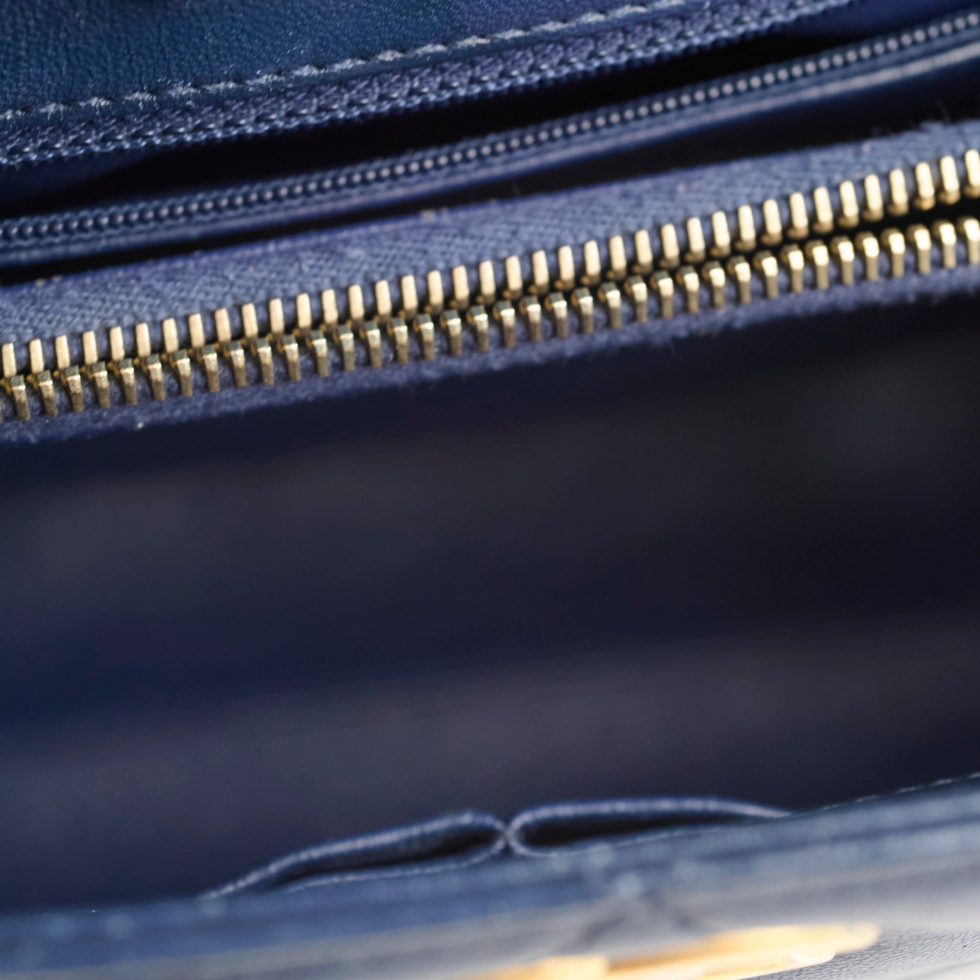Chanel Seasonal Shoulder Bag Navy