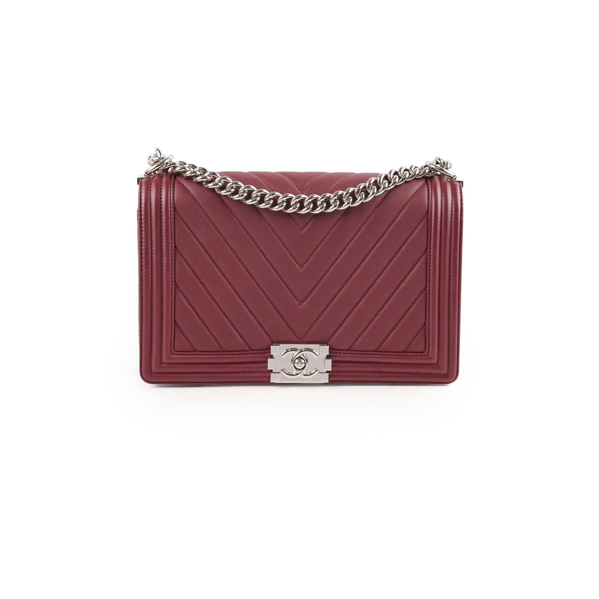 Chanel Seasonal Shoulder Bag White Microchip