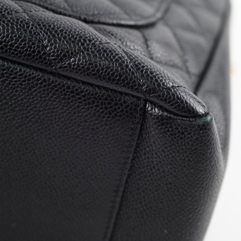 Chanel Caviar Grand Shopping Tote GST Black