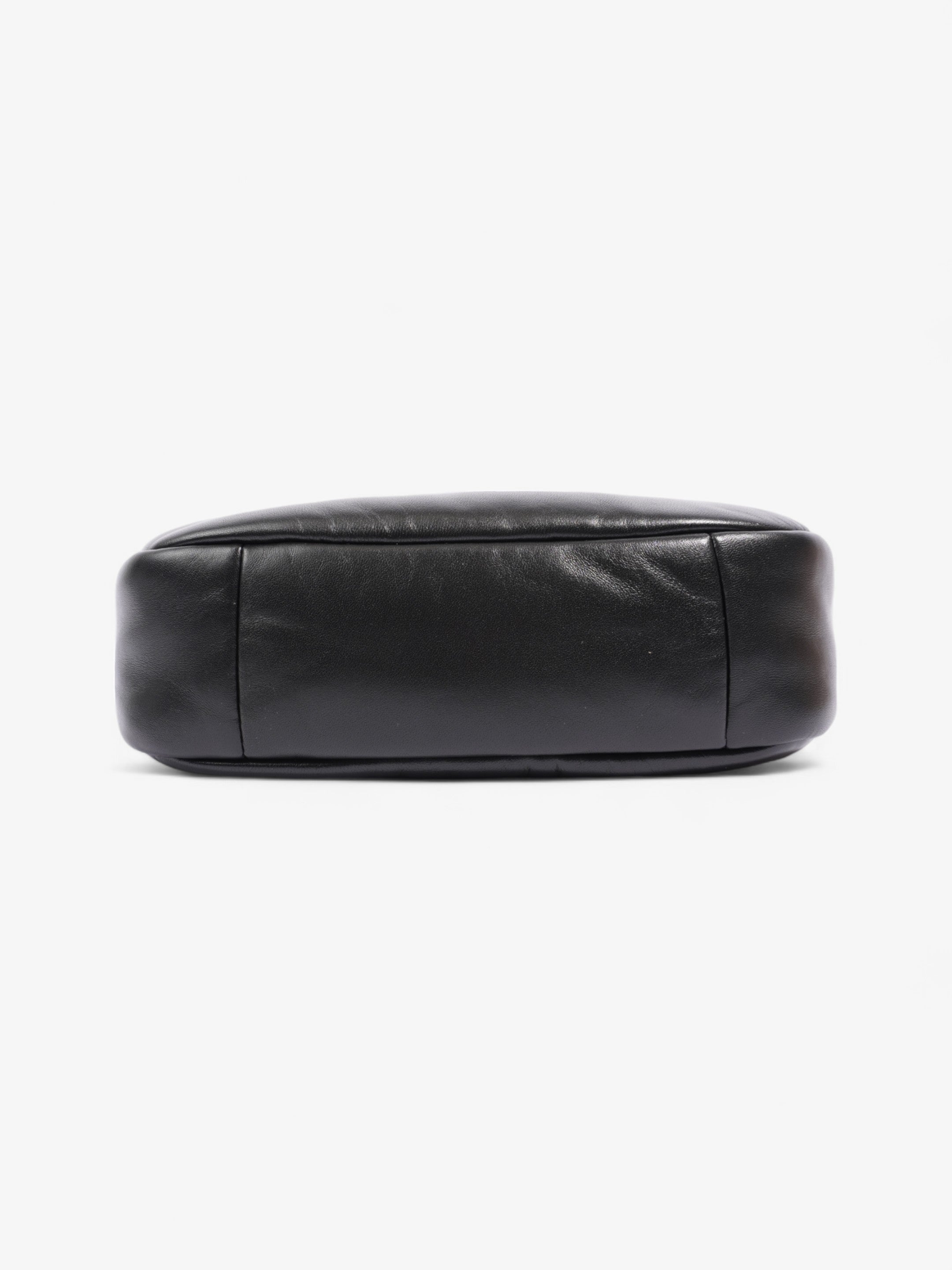 Prada Soft Padded Shoulder Bag Black Nappa Leather