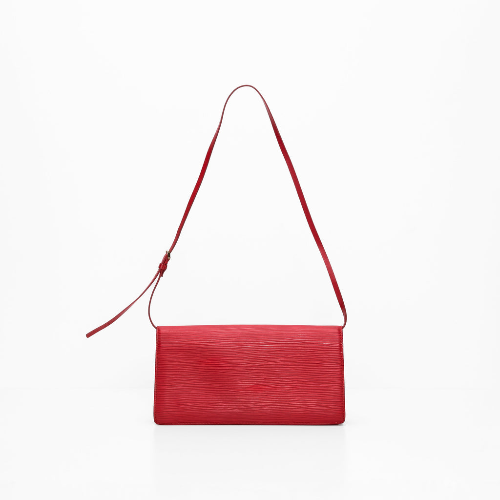 Louis Vuitton Epi Shoulder Bag in Red