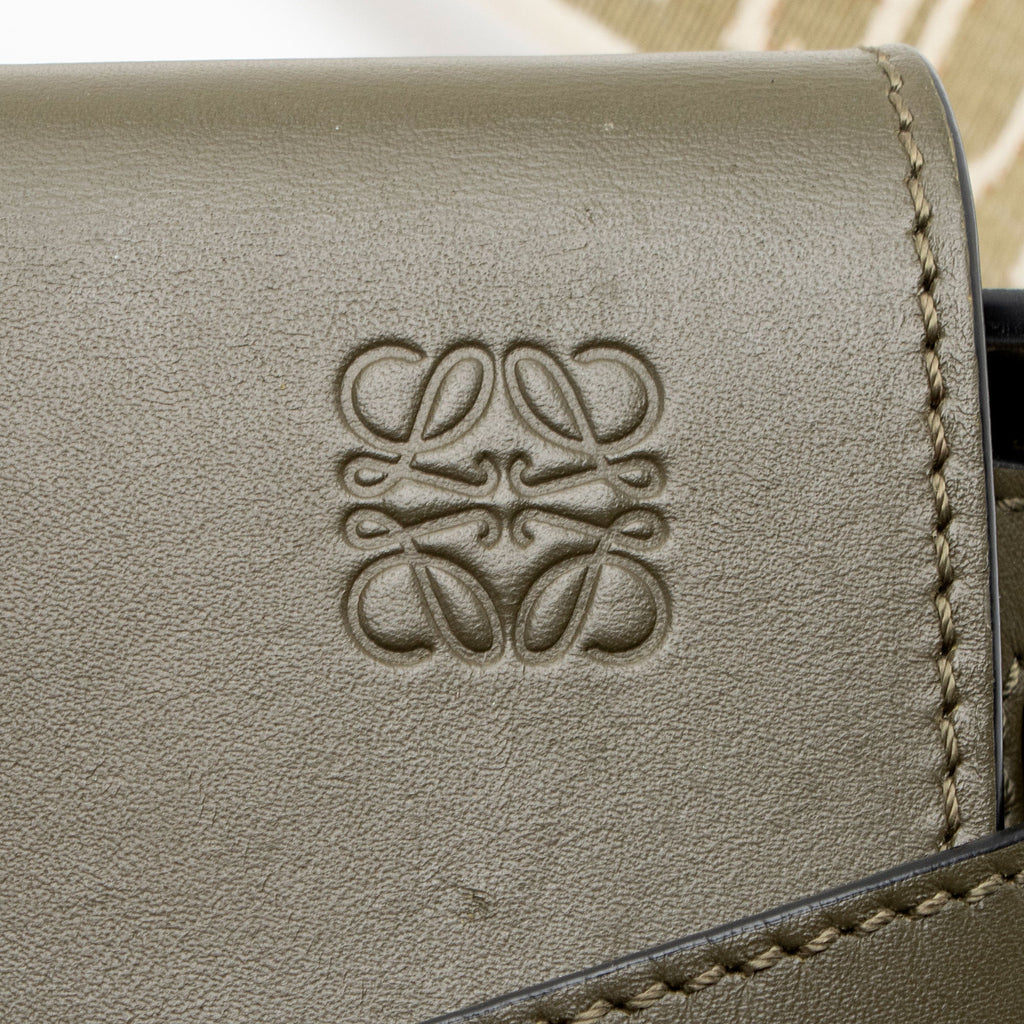 Loewe Calfskin Jacquard Gate Mini Crossbody