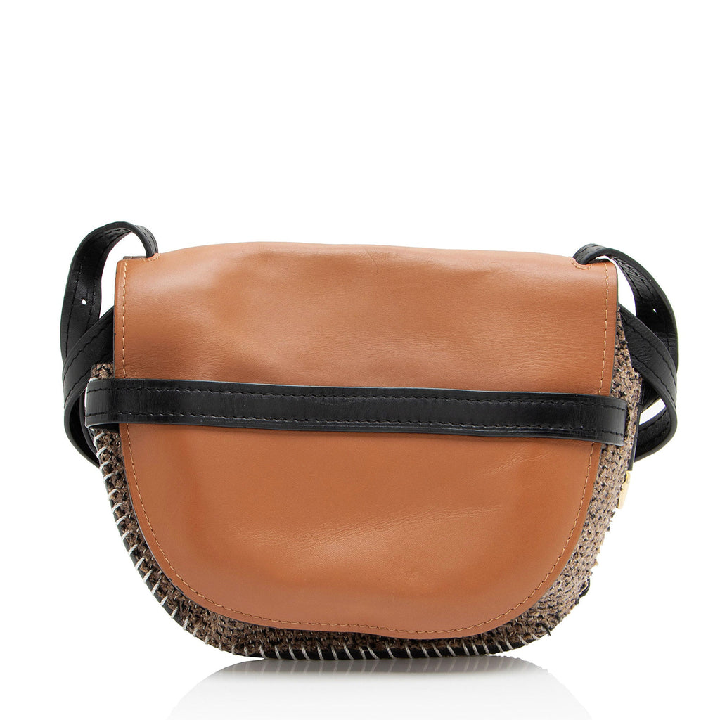 Loewe Calfskin Tweed Gate Small Crossbody