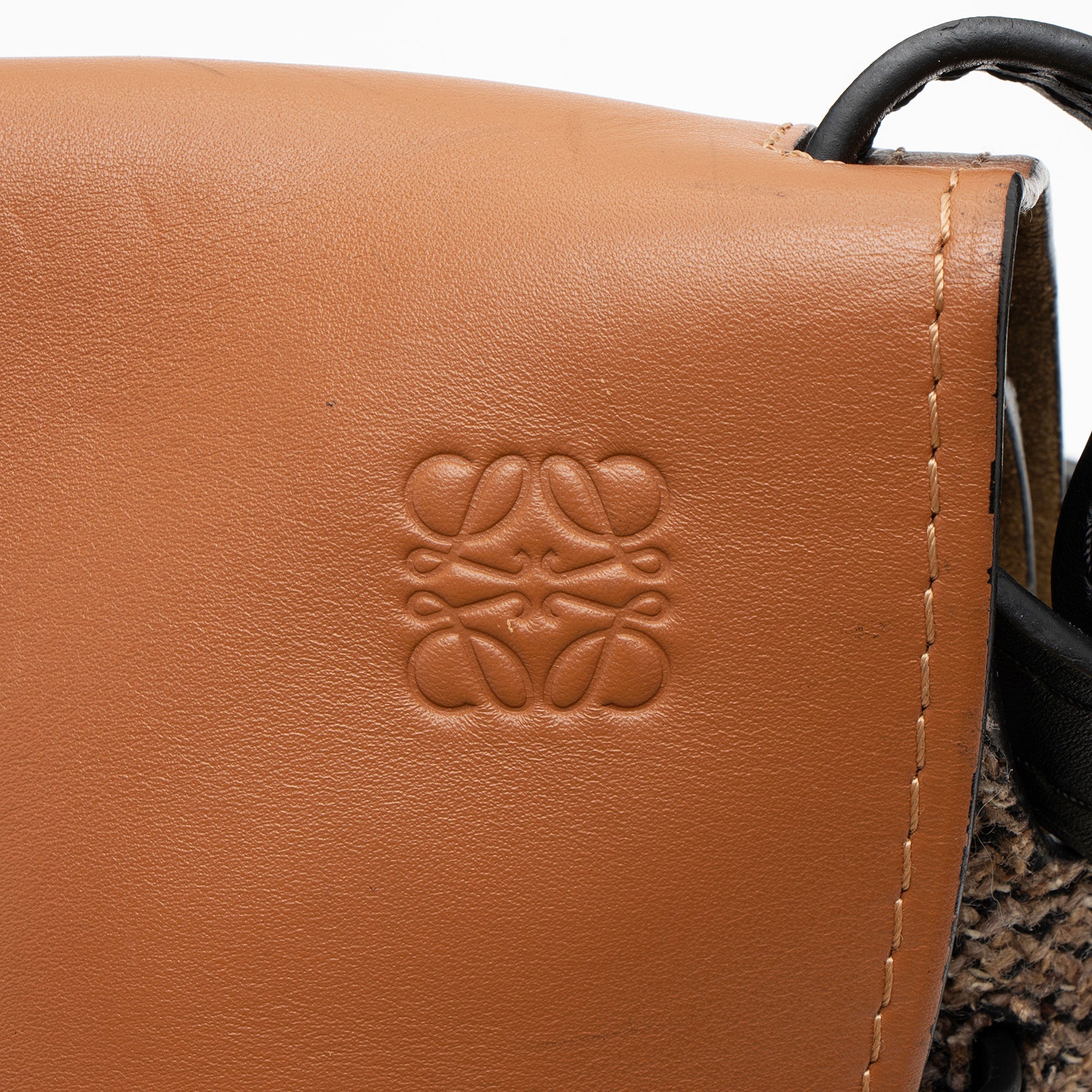 Loewe Calfskin Tweed Gate Small Crossbody