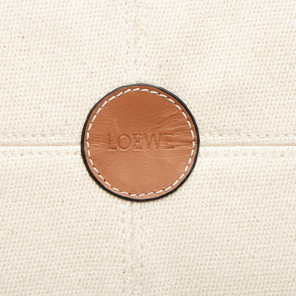 Loewe Canvas Calfskin Cushion Small Tote