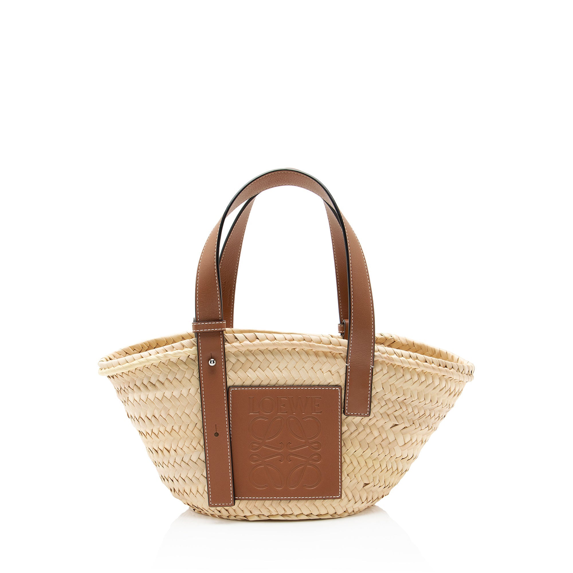 Loewe Raffia Basket Small Tote