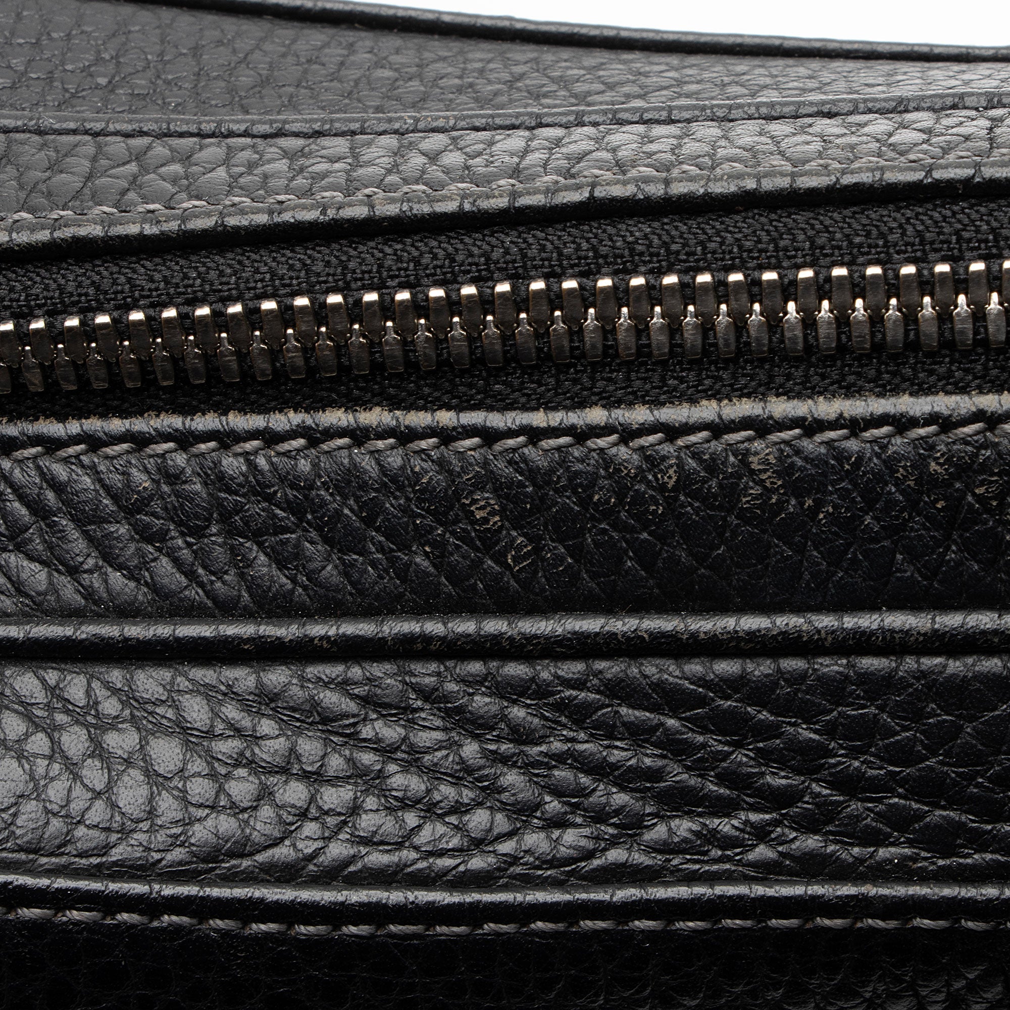 Loewe Vintage Grained Calfskin Senda Satchel
