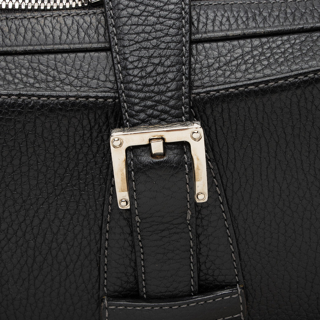 Loewe Vintage Grained Calfskin Senda Satchel