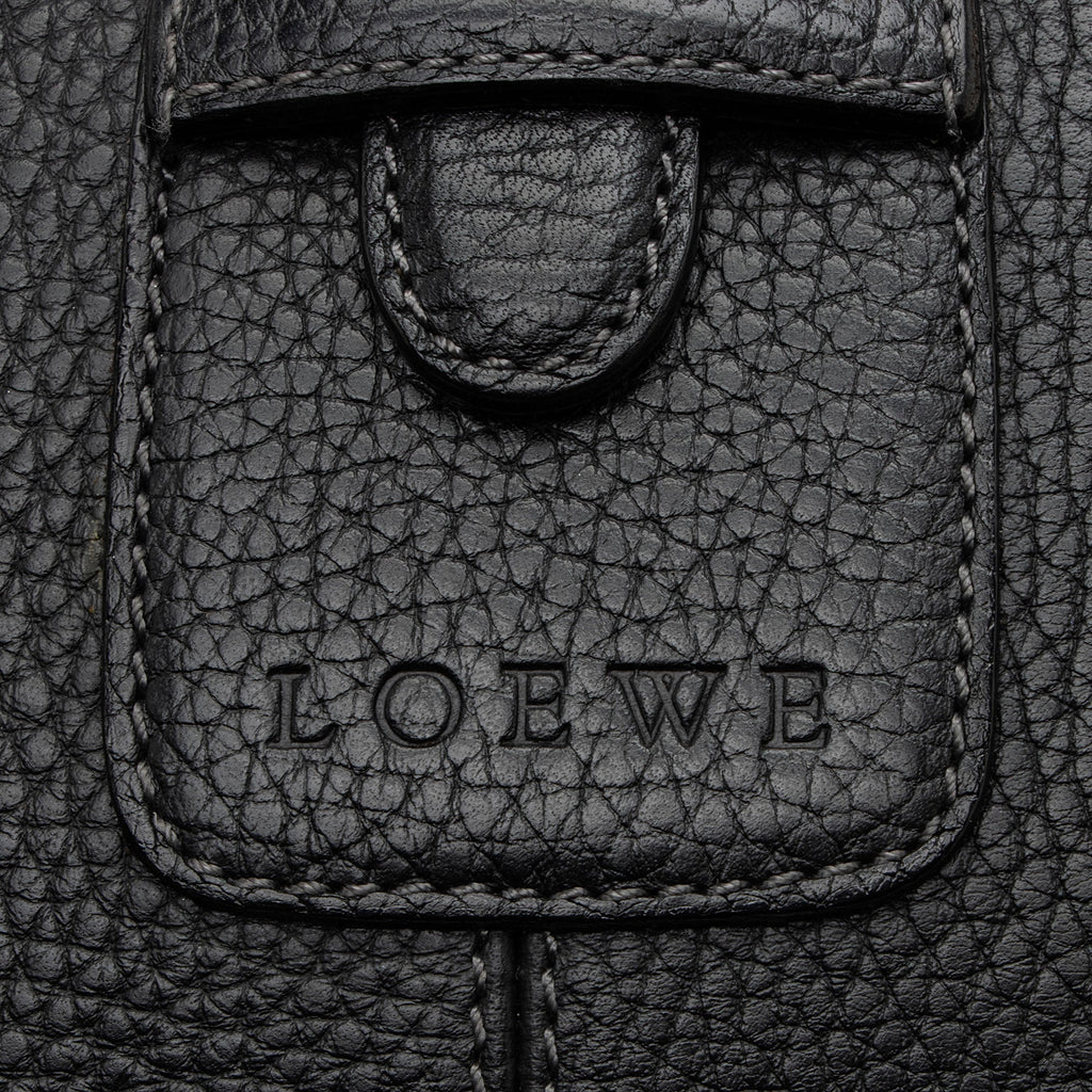 Loewe Vintage Grained Calfskin Senda Satchel