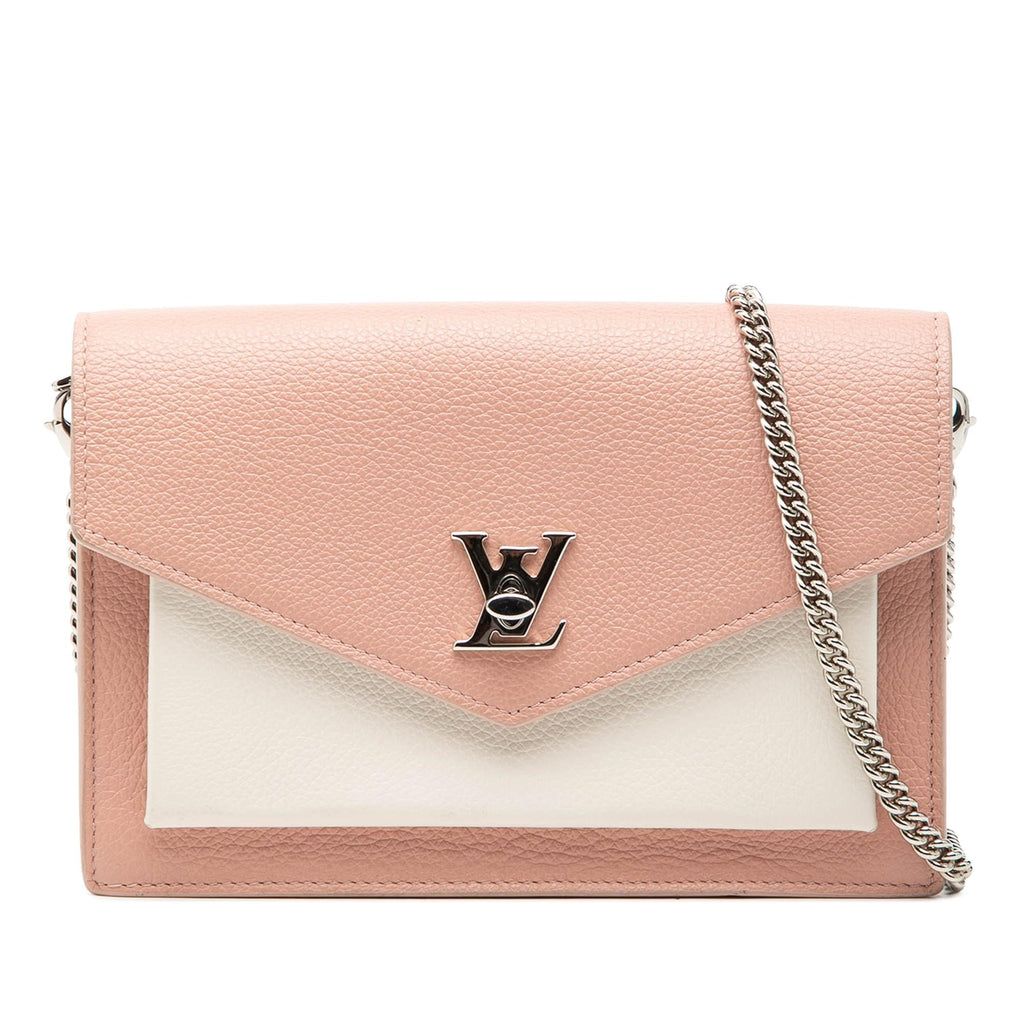 Louis Vuitton Bicolor Leather MyLockMe Chain Pochette