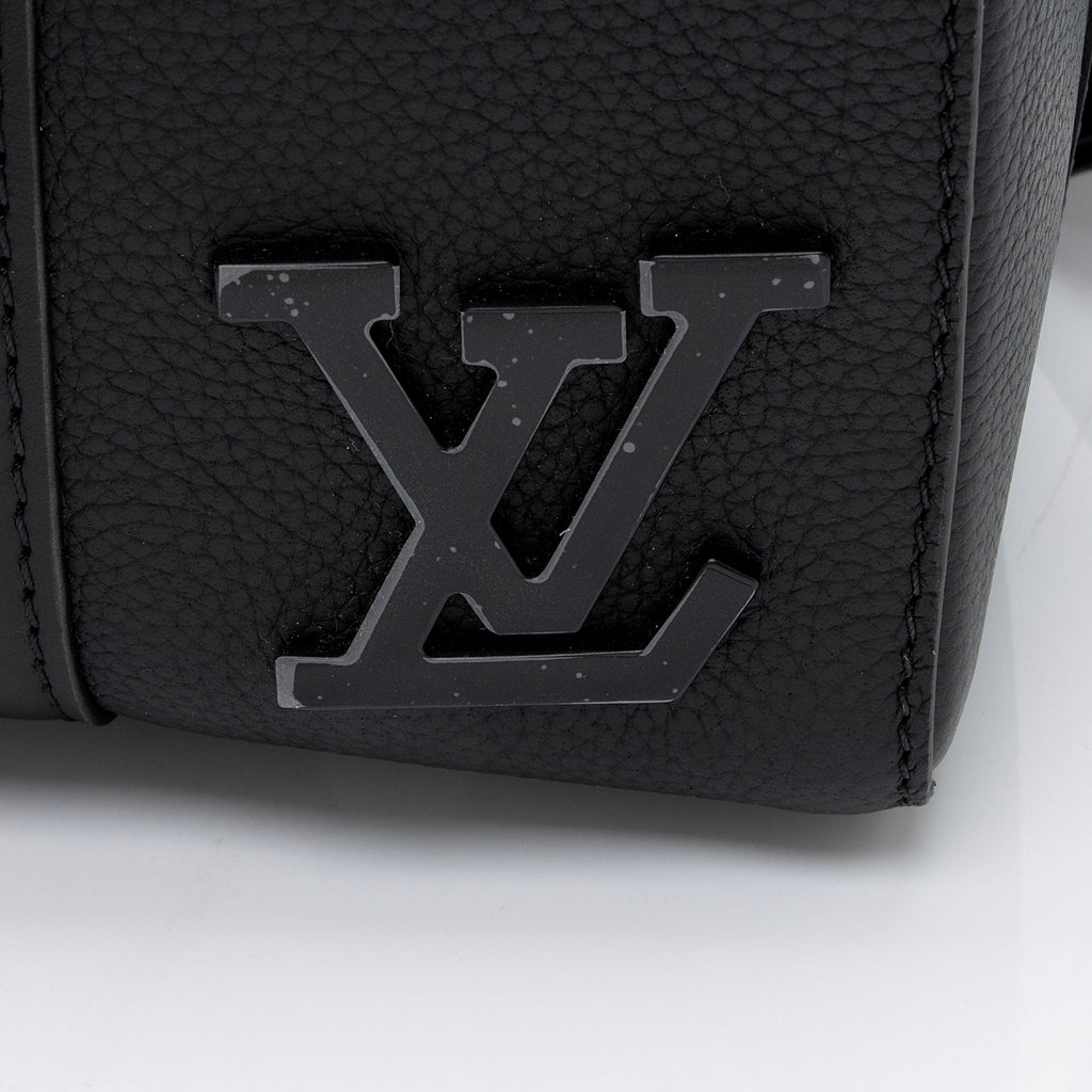 Louis Vuitton Calfskin Aerogram Keepall Bandouliere 25 Duffle (SHF-6CFRPb)
