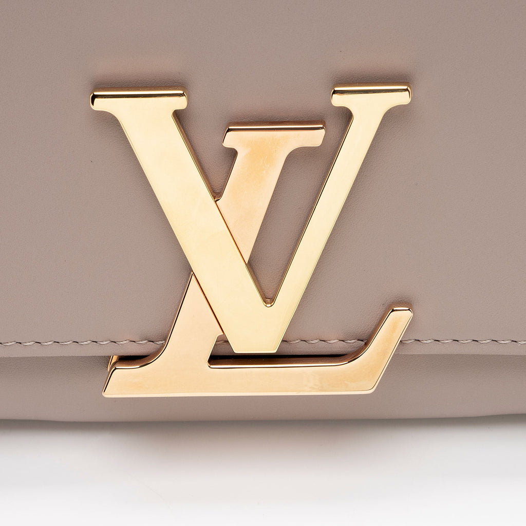Louis Vuitton Calfskin Chain Louise Shoulder Bag