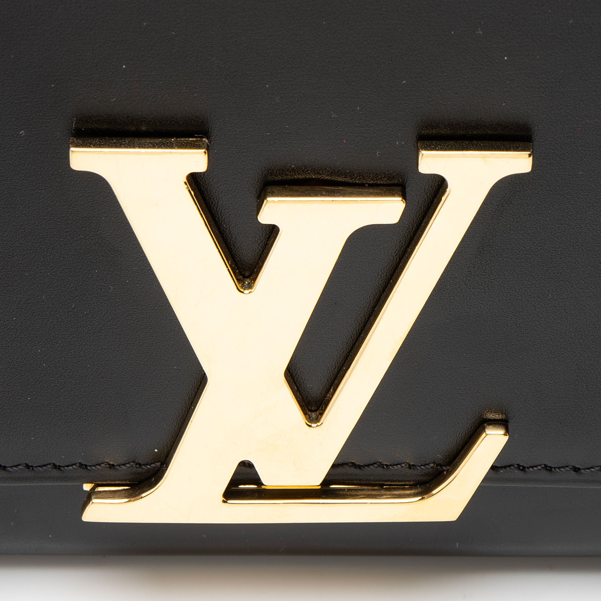 Louis Vuitton Calfskin Chain Louise Shoulder Bag