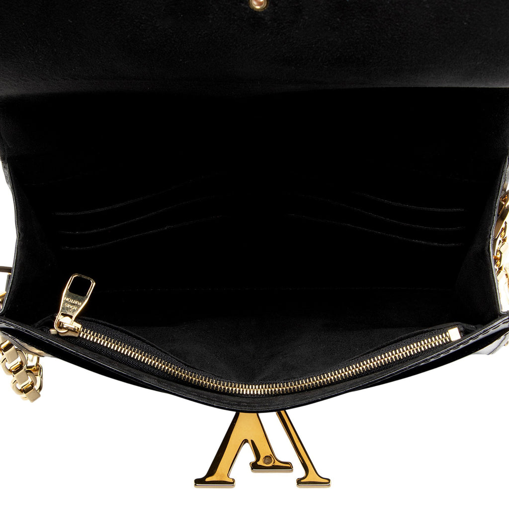 Louis Vuitton Calfskin Chain Louise Shoulder Bag