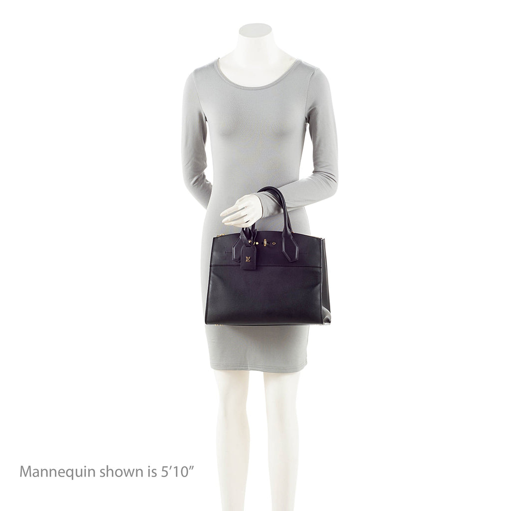 Louis Vuitton Calfskin City Steamer MM Tote