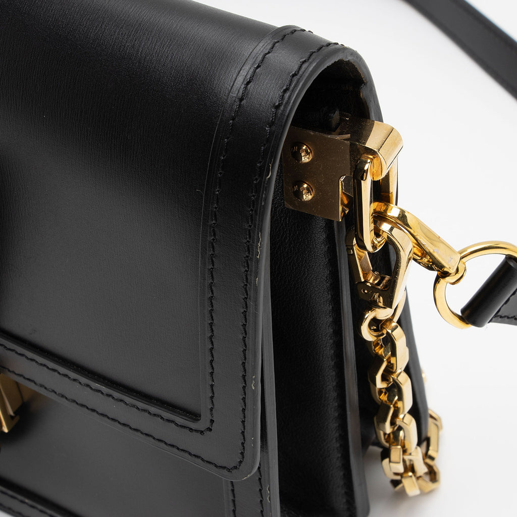 Louis Vuitton Calfskin Dauphine MM Shoulder Bag (SHF-cZl8DJ)