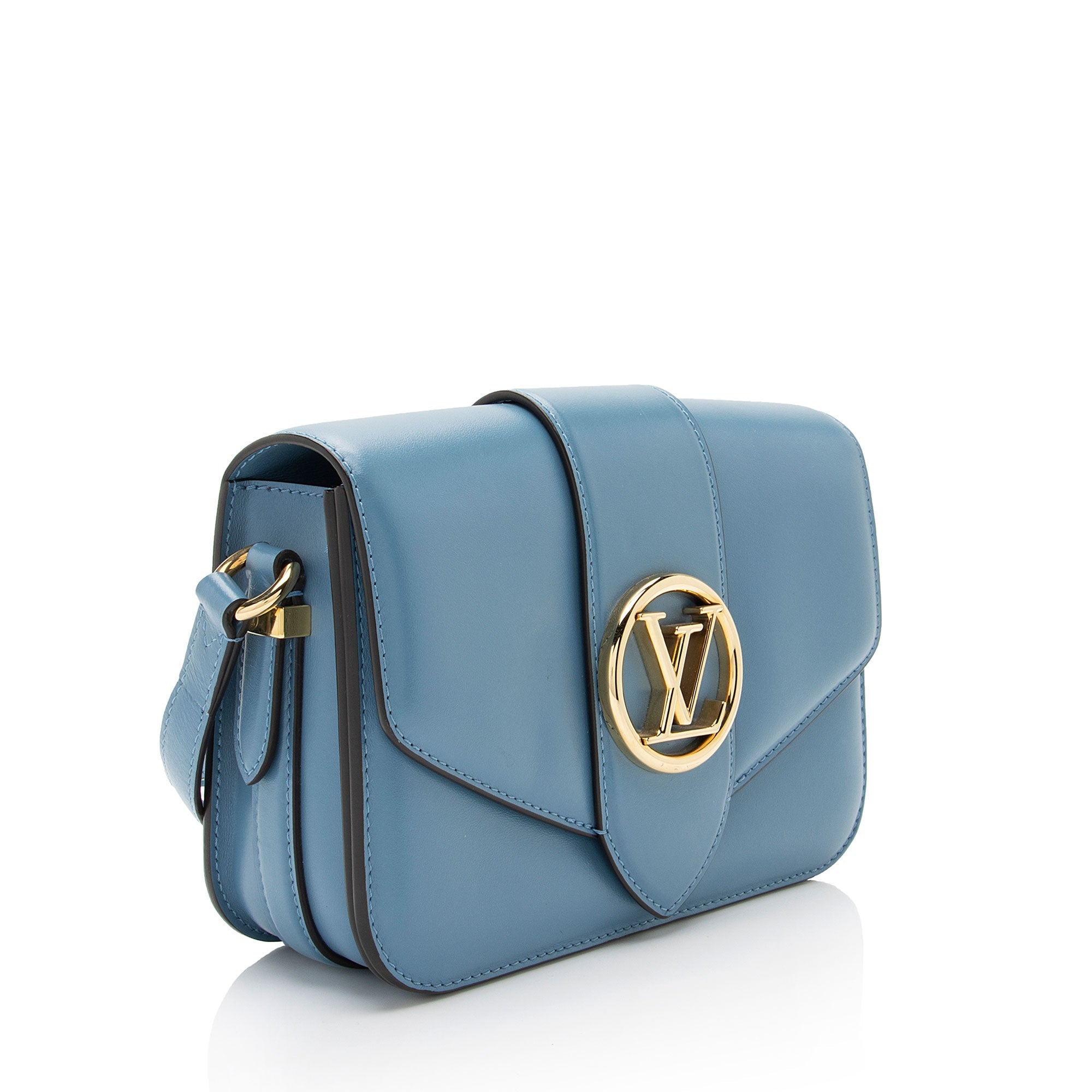 Louis Vuitton Calfskin LV Pont 9 Shoulder Bag