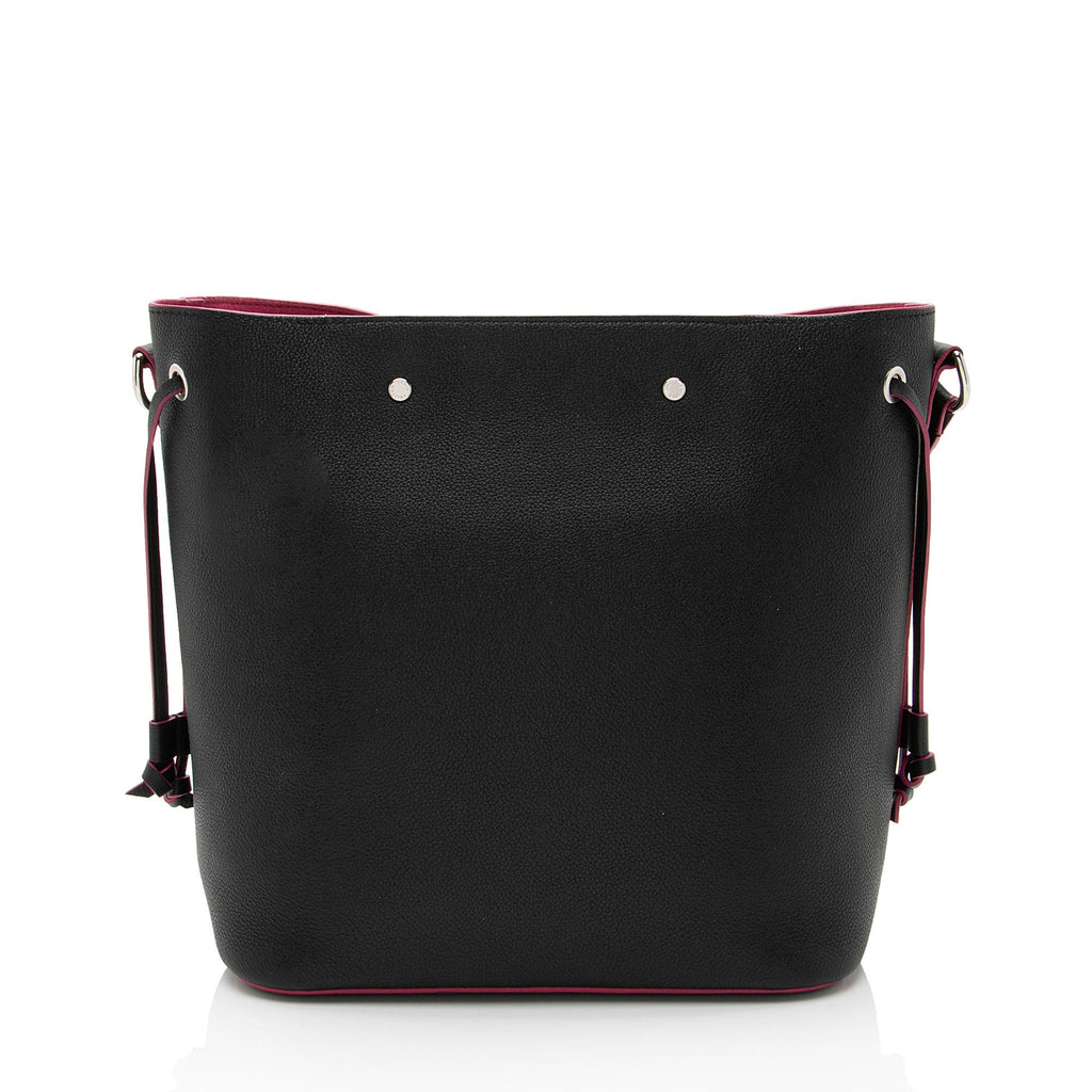 Louis Vuitton Calfskin Lockme Bucket Bag
