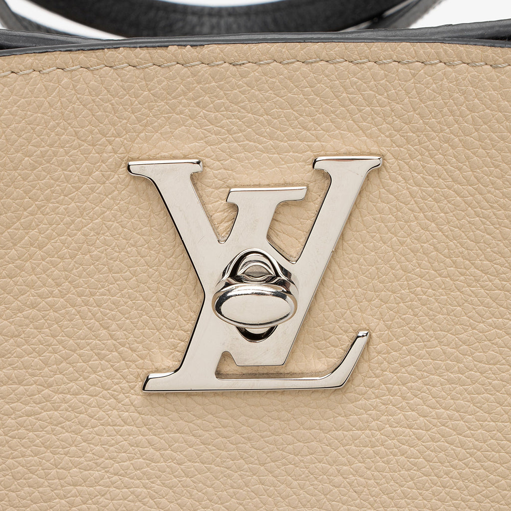 Louis Vuitton Calfskin Lockme Cabas Tote (SHF-pDcHNY)