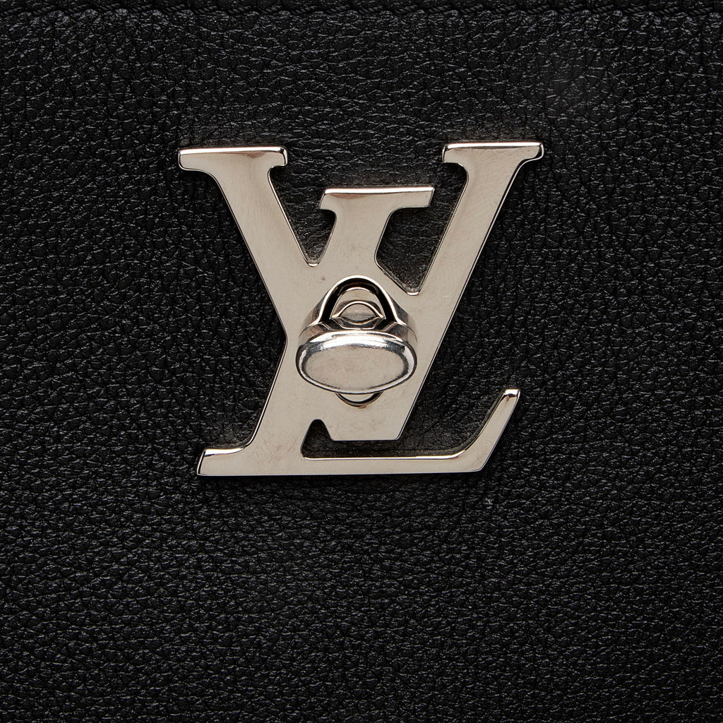 Louis Vuitton Calfskin Lockme Cabas Tote (SHF-hQ75XO)