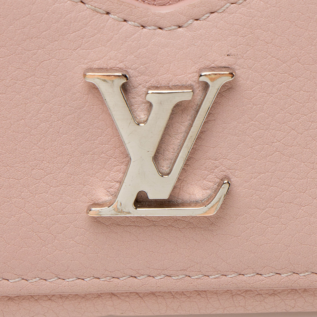 Louis Vuitton Calfskin Lockme Card Holder