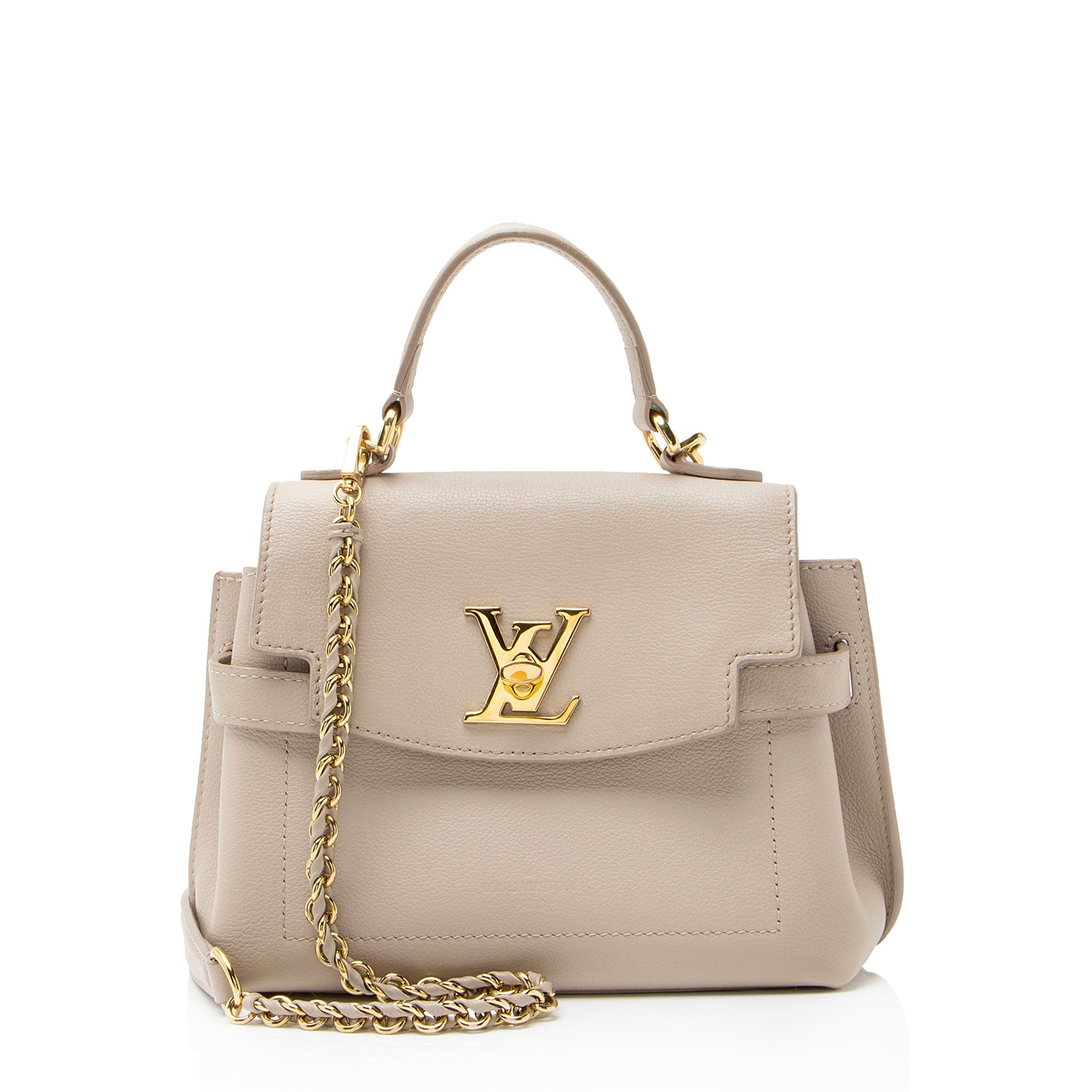 Louis Vuitton Calfskin Lockme Ever Mini Top Handle
