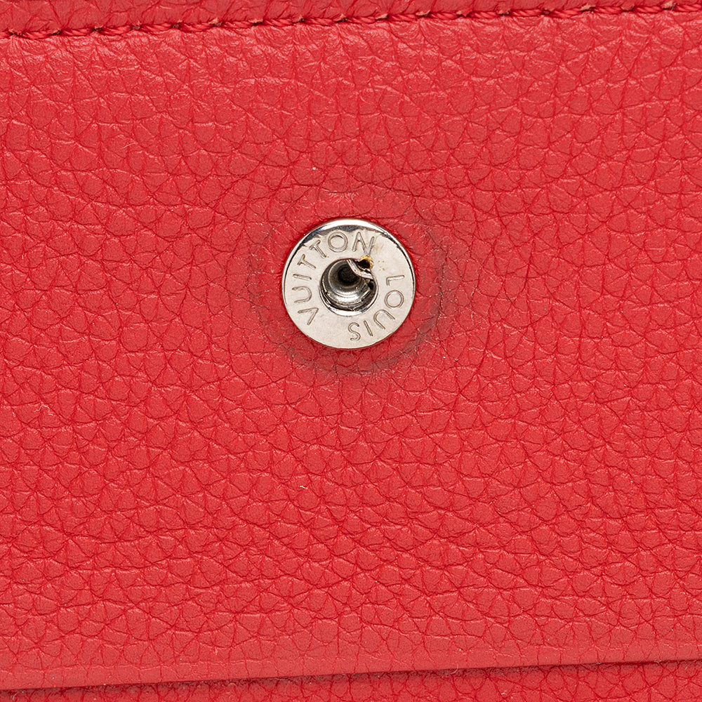 Louis Vuitton Calfskin Lockme II Compact Wallet (SHF-21658)