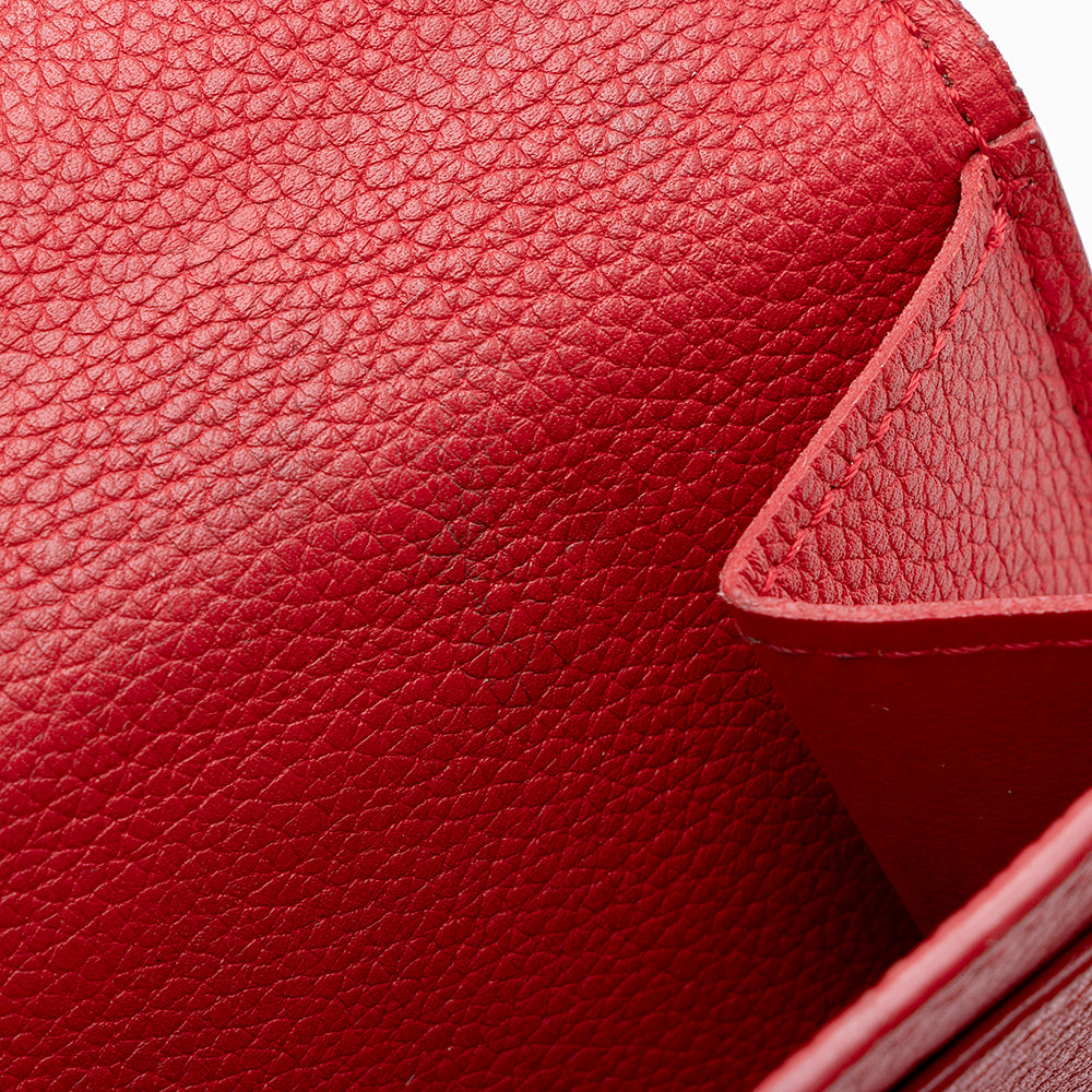 Louis Vuitton Calfskin Lockme II Compact Wallet (SHF-21658)