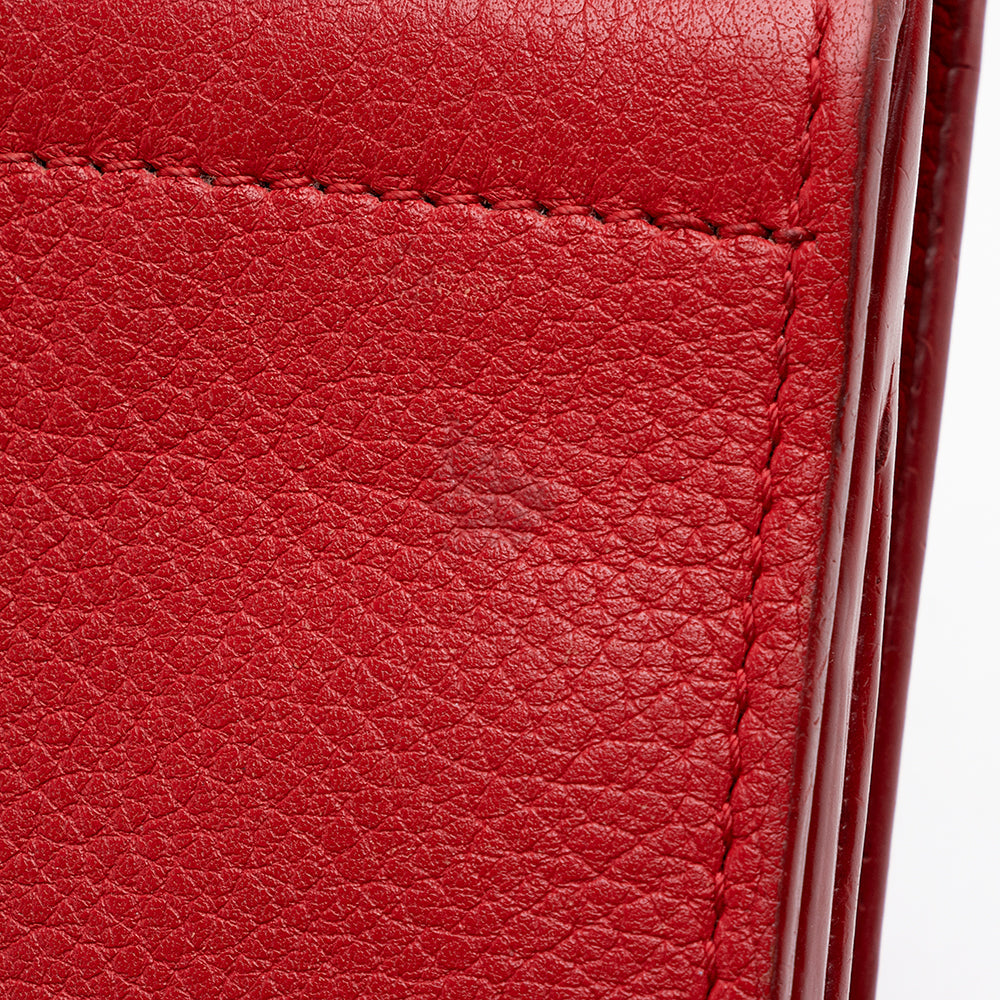 Louis Vuitton Calfskin Lockme II Compact Wallet (SHF-21658)
