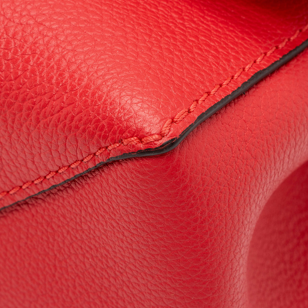 Louis Vuitton Calfskin Lockme II Satchel (SHF-0LzCcY)