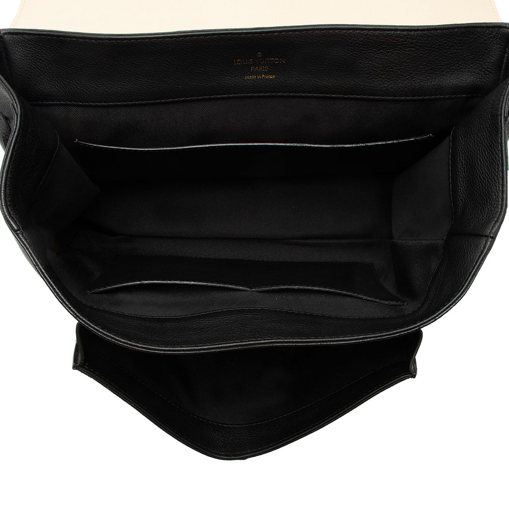 Louis Vuitton Calfskin Lockme MM Satchel