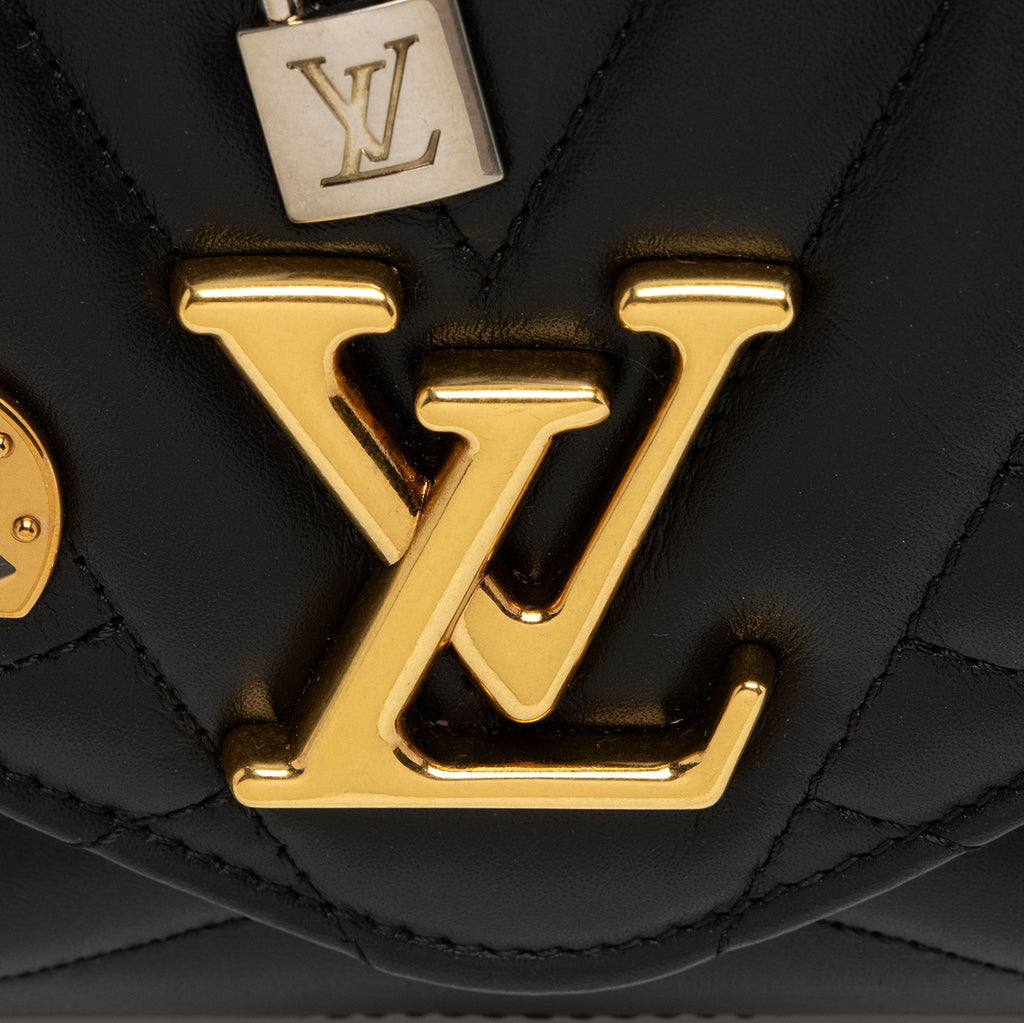 Louis Vuitton Calfskin Love Lock New Wave Long Wallet (SHF-EBv76D)