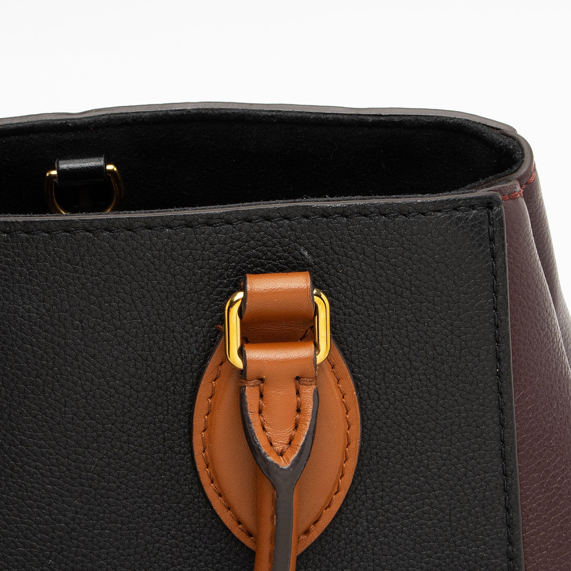 Louis Vuitton Calfskin Monogram Canvas Fold Tote MM