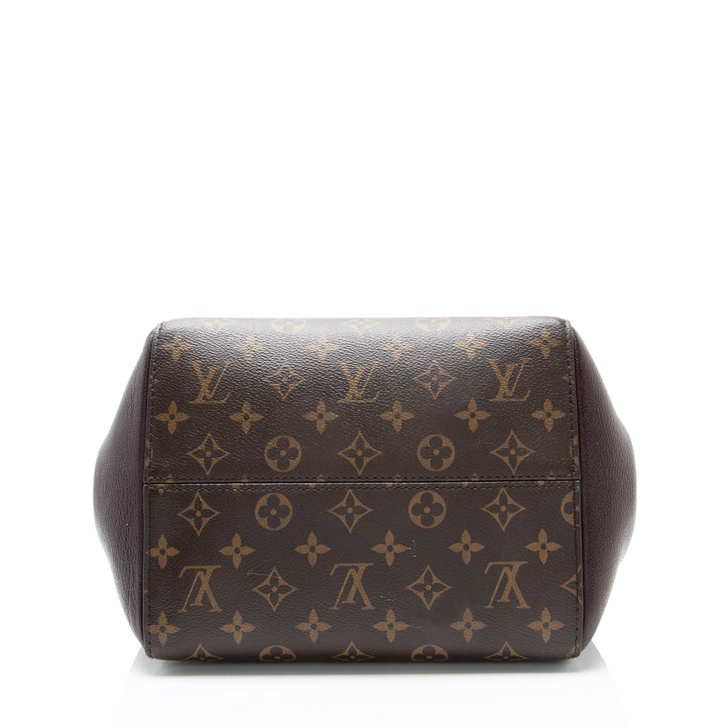 Louis Vuitton Calfskin Monogram Canvas Fold Tote MM