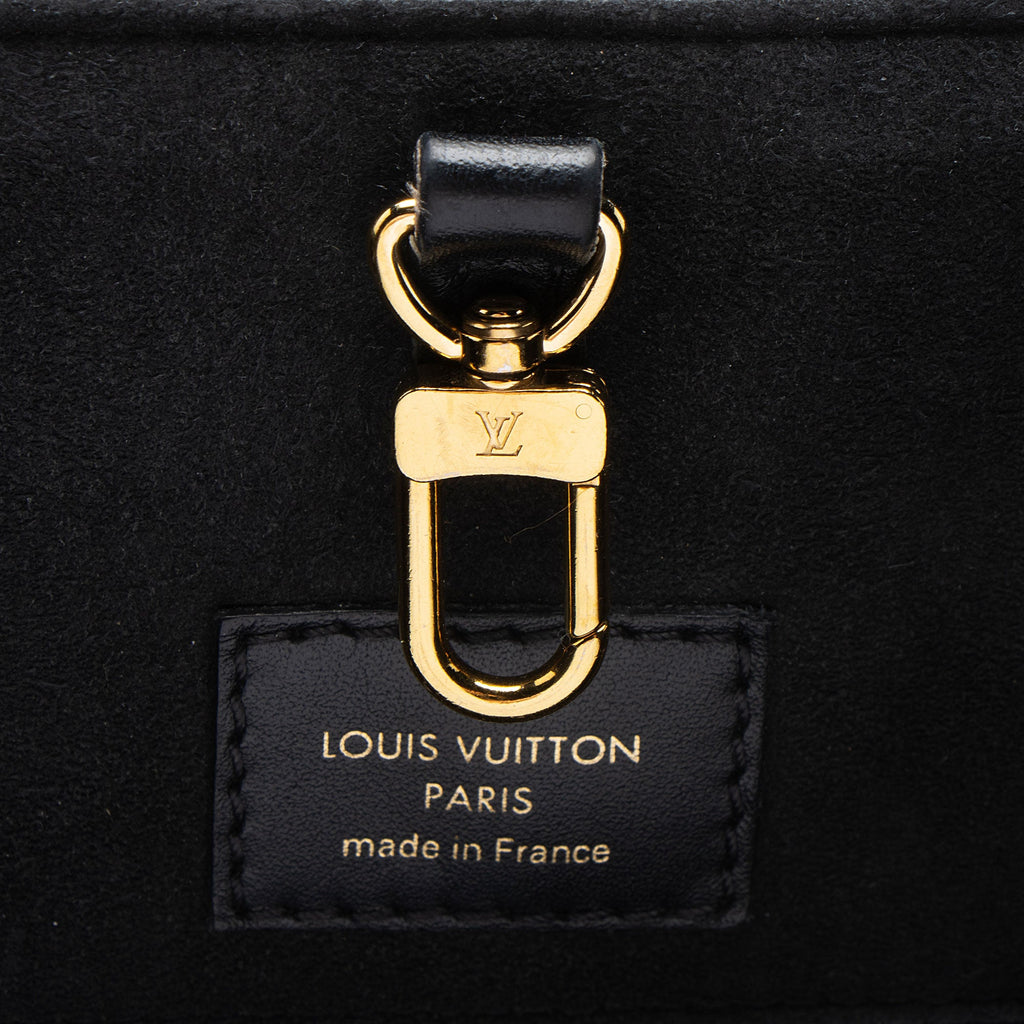 Louis Vuitton Calfskin Monogram Canvas Fold Tote MM