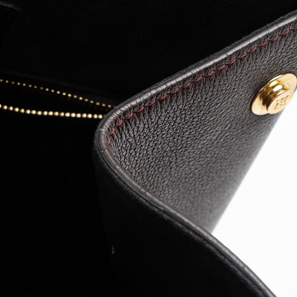 Louis Vuitton Calfskin Monogram Canvas Fold Tote MM