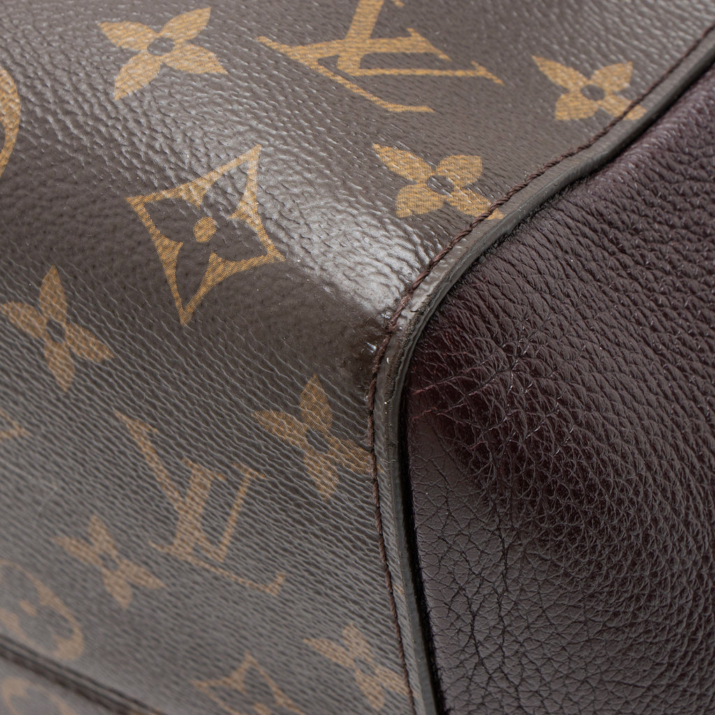 Louis Vuitton Calfskin Monogram Canvas Fold Tote MM