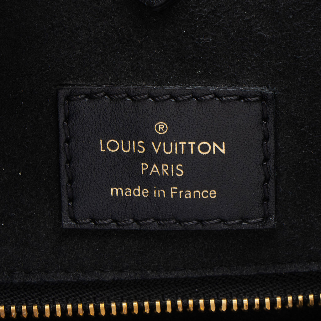 Louis Vuitton Calfskin Monogram Canvas Fold Tote MM