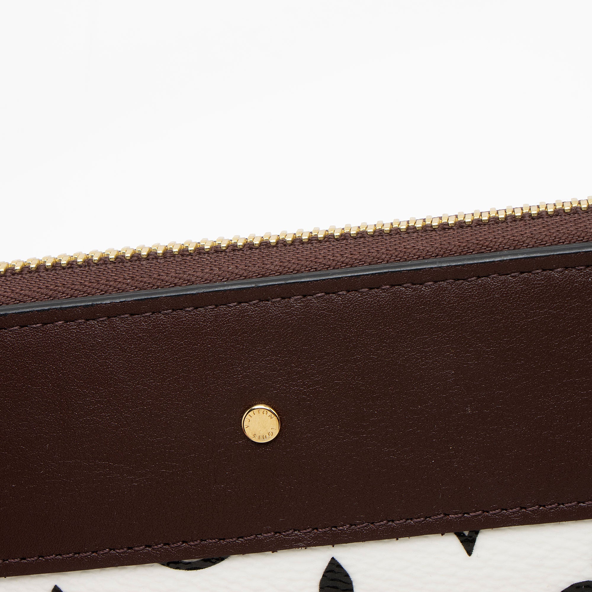 Louis Vuitton Calfskin Monogram Canvas Gamma Zippy Wallet (SHF-Hlzxc0)