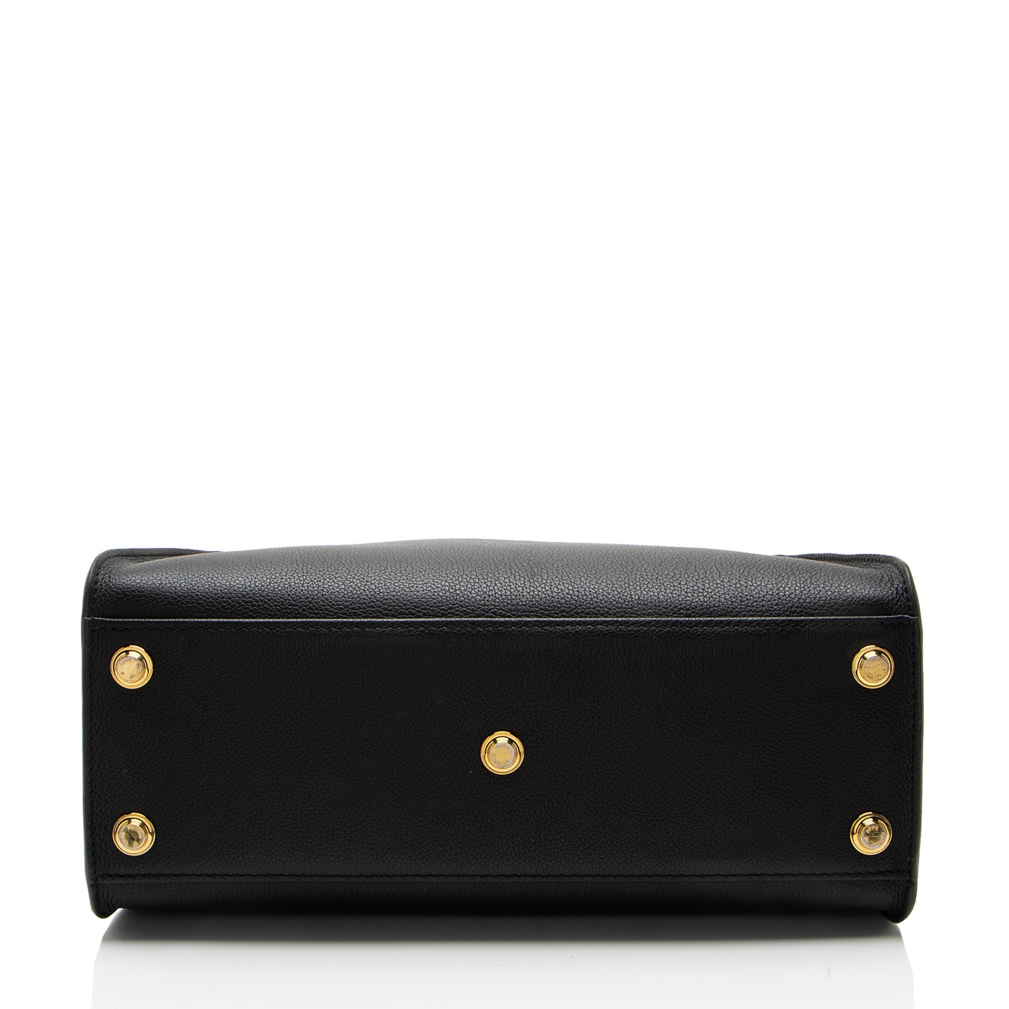Louis Vuitton Calfskin Monogram Canvas On My Side MM Tote