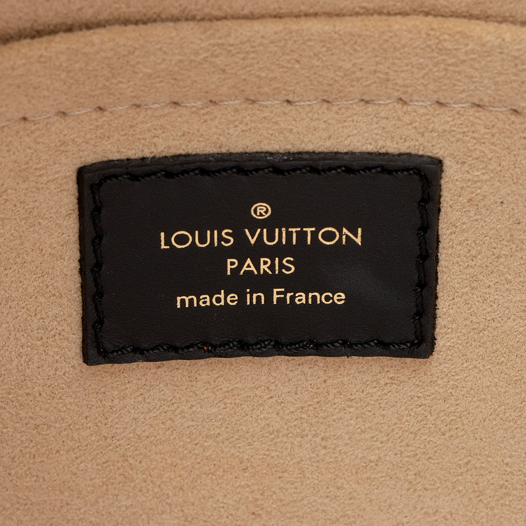Louis Vuitton Calfskin Monogram Canvas On My Side MM Tote