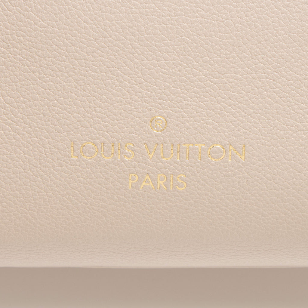 Louis Vuitton Calfskin Monogram Canvas On My Side PM Tote